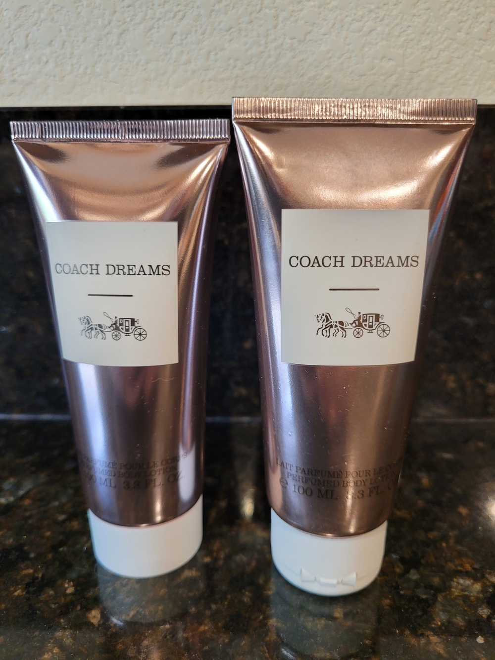 Coach Dreams Perfumed Nourishing Body Lotion 2 3.3 Fl Oz Tubes